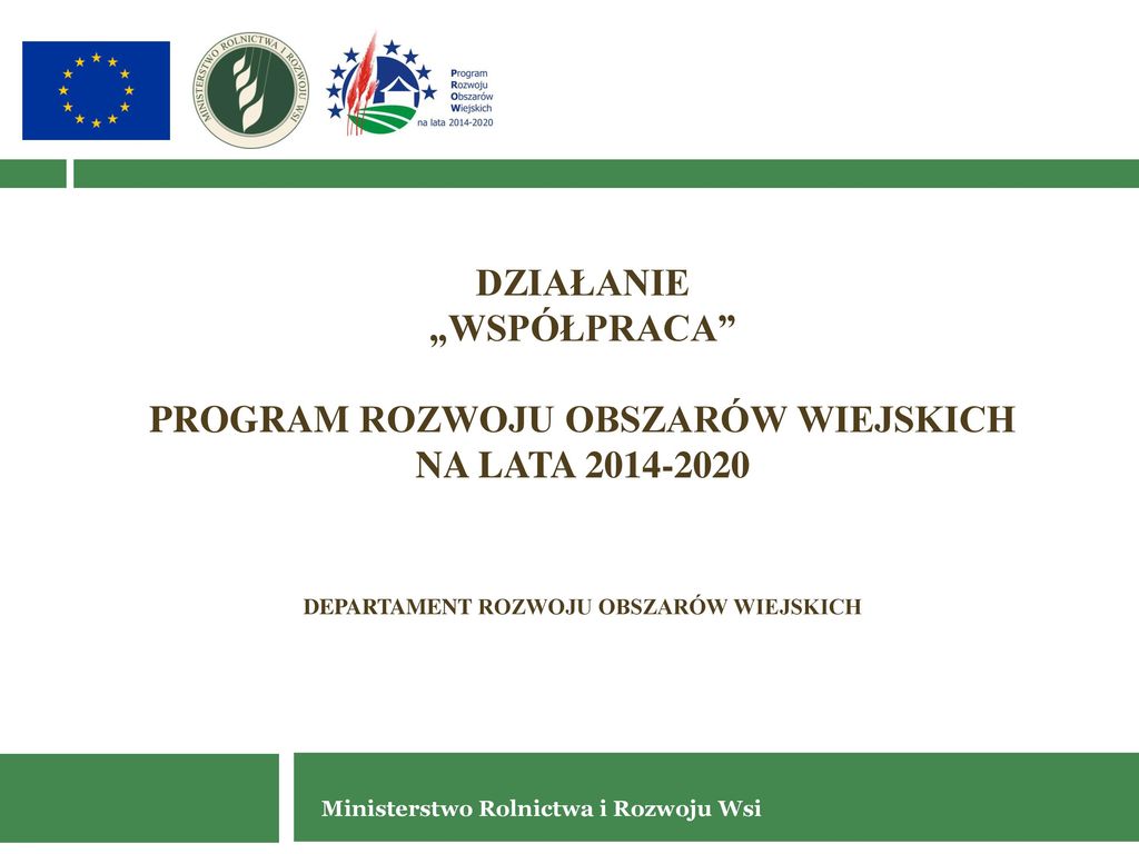 Ministerstwo Rolnictwa I Rozwoju Wsi Ppt Pobierz